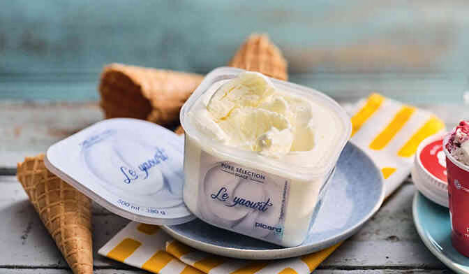Glace Le yaourt