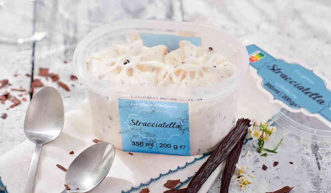 Crème glacée Stracciatella à l'italienne