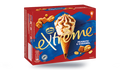 6 cônes Extrême peanuts caramel