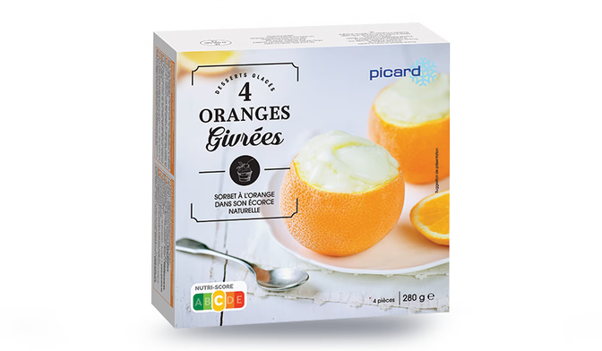 4 oranges givrées