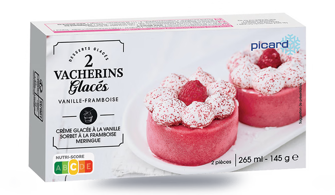 2 vacherins vanille-framboise