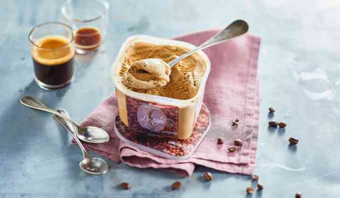 Glace Le café