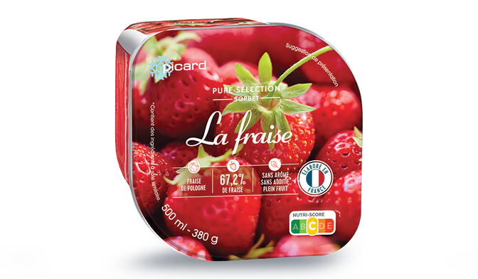 Sorbet La fraise, Pure Sélection