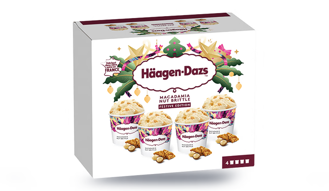 4 mini-pots Macadamia Nut Brittle