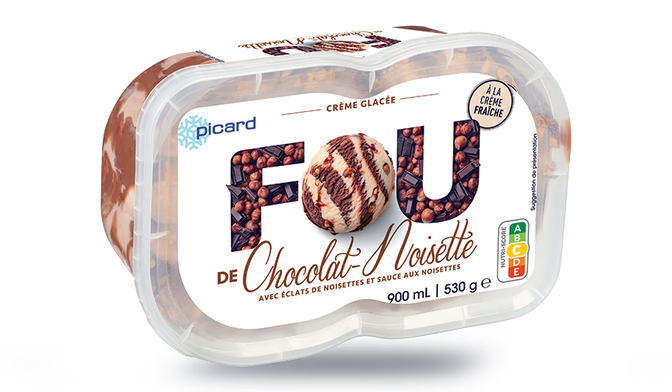 Crème glacée Chocolat - noisette