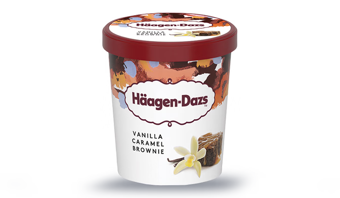 Vanilla Caramel Brownie