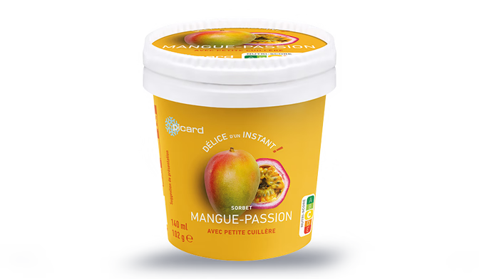 Sorbet mangue-passion