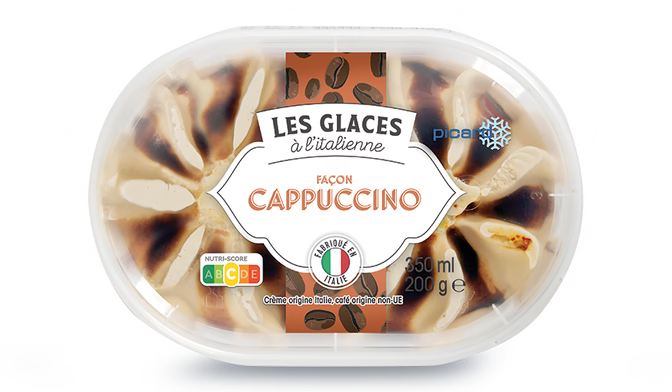 Crème glacée façon cappuccino à l'italienne