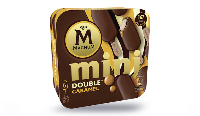 6 Mini Magnum double caramel