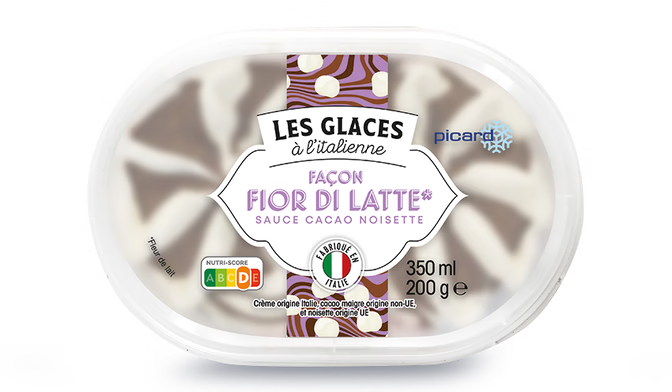 Fior di latte, crème glacée à l'italienne