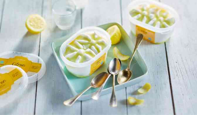 Glace citron façon Limoncello à l'italienne