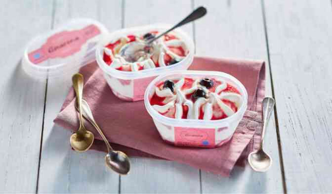 Glace Amarena à l'italienne