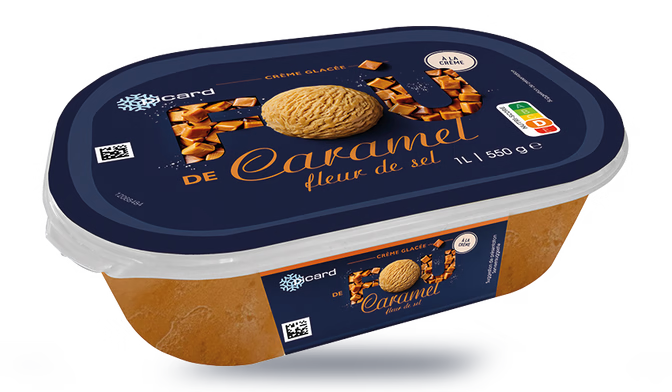 Crème glacée caramel fleur de sel