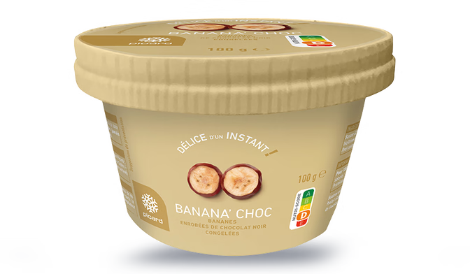 Banana' choc bananes enrobées chocolat noir