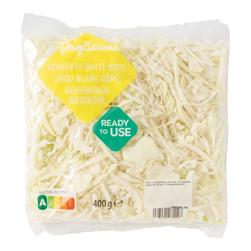 chou blanc râpé