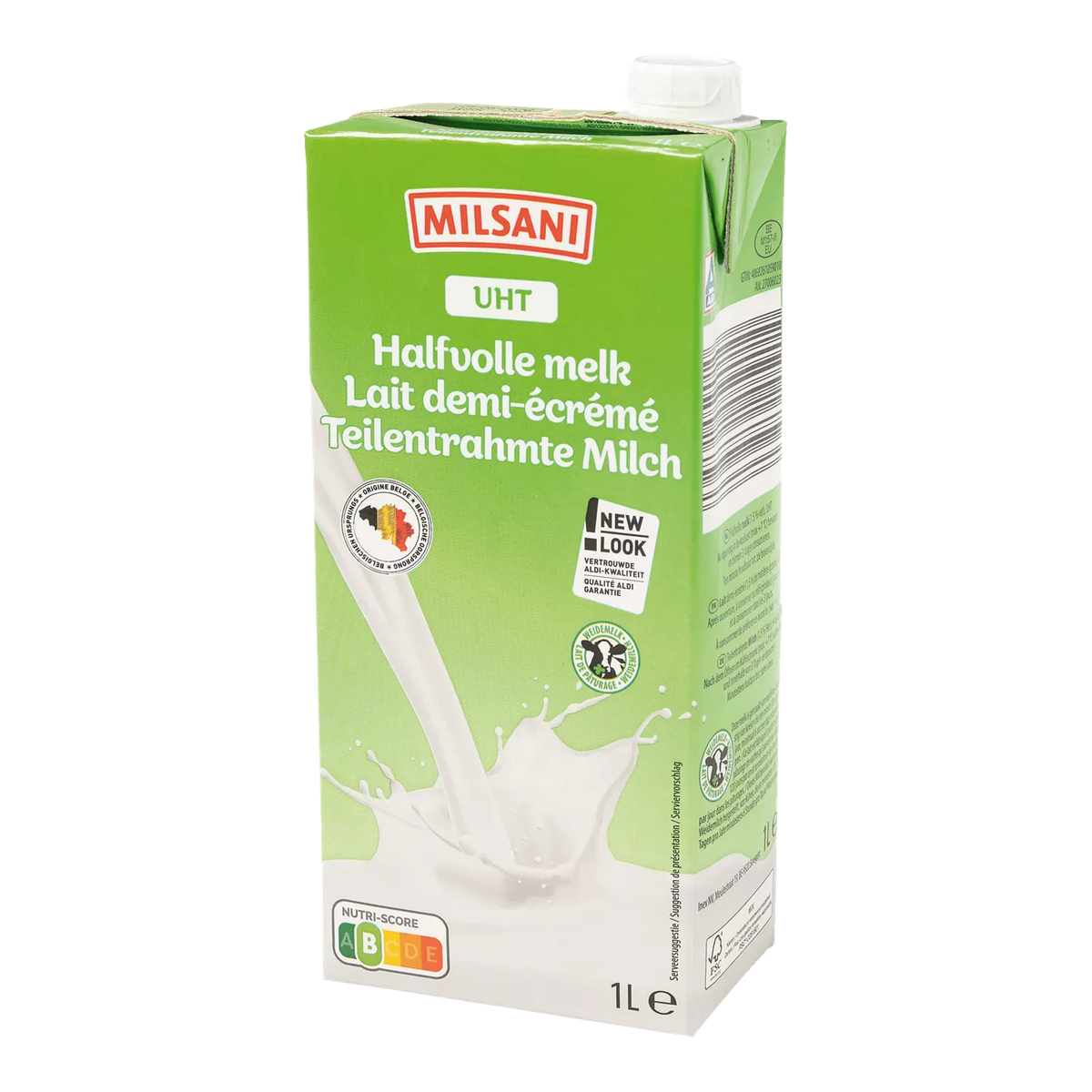 Lait demi-écrémé 1L