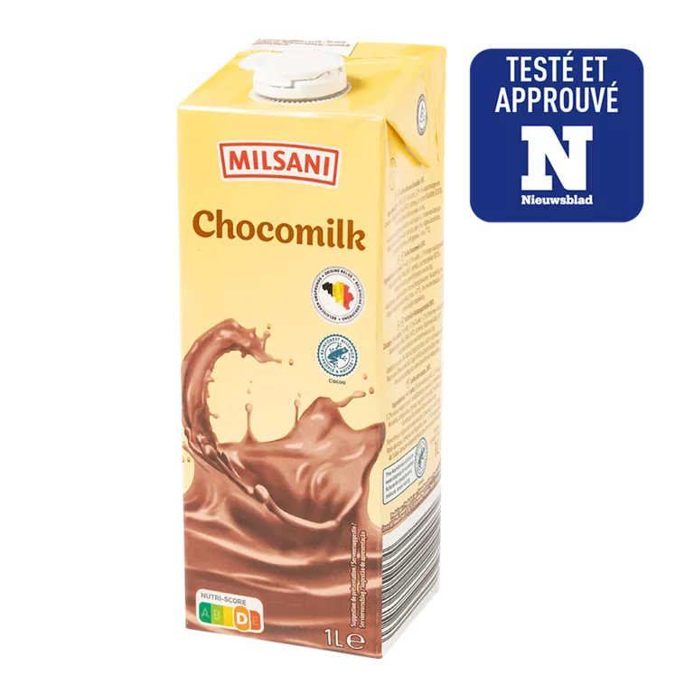 Lait chocolaté entier 1L