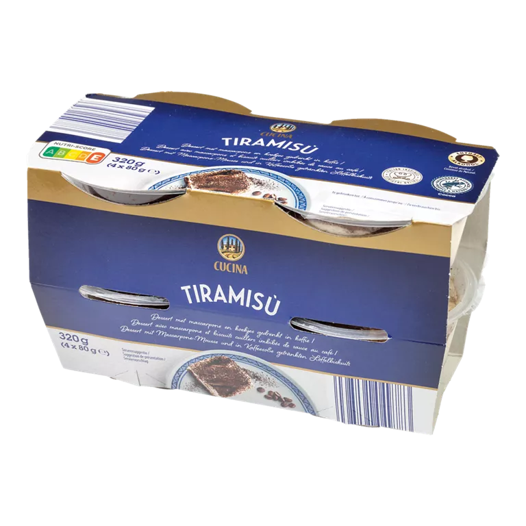 Tiramisu, 4 pcs Chocolat