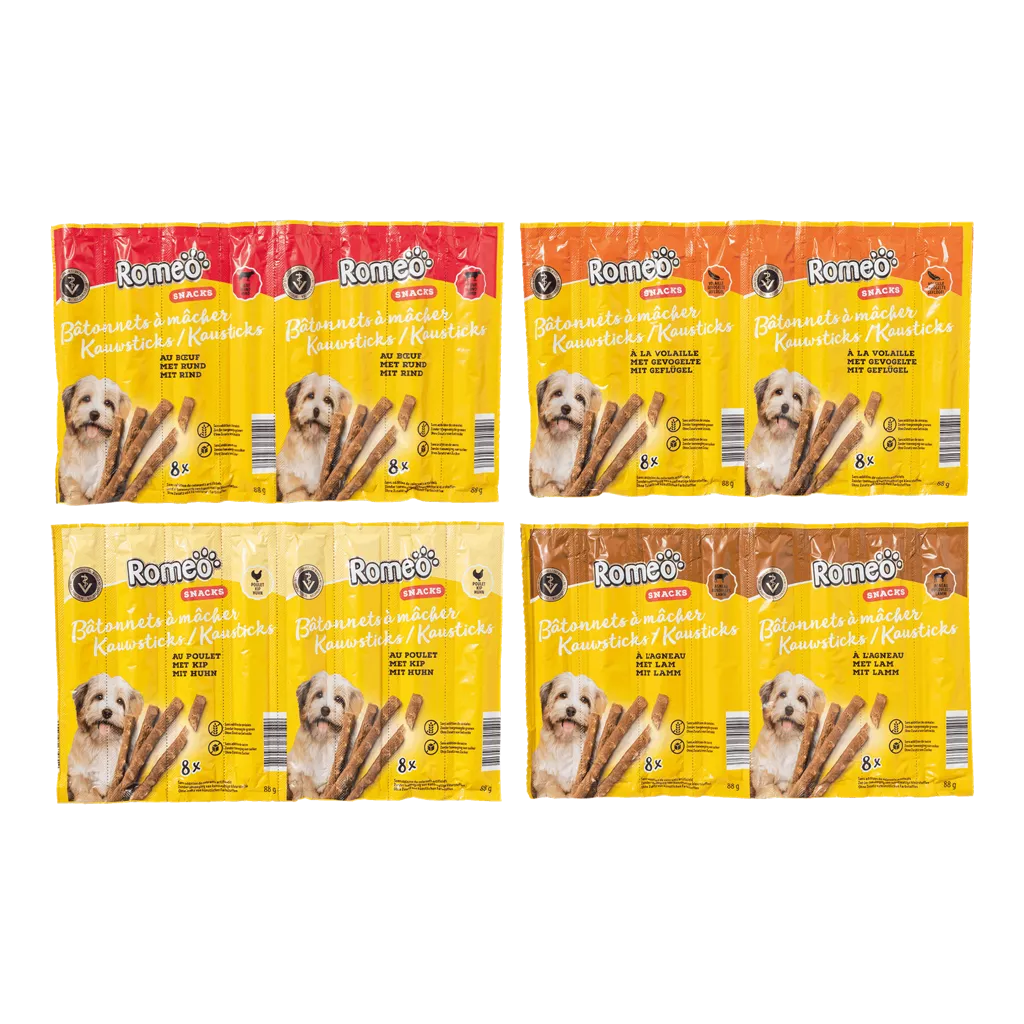 Bâtonnets à mâcher pour chiens