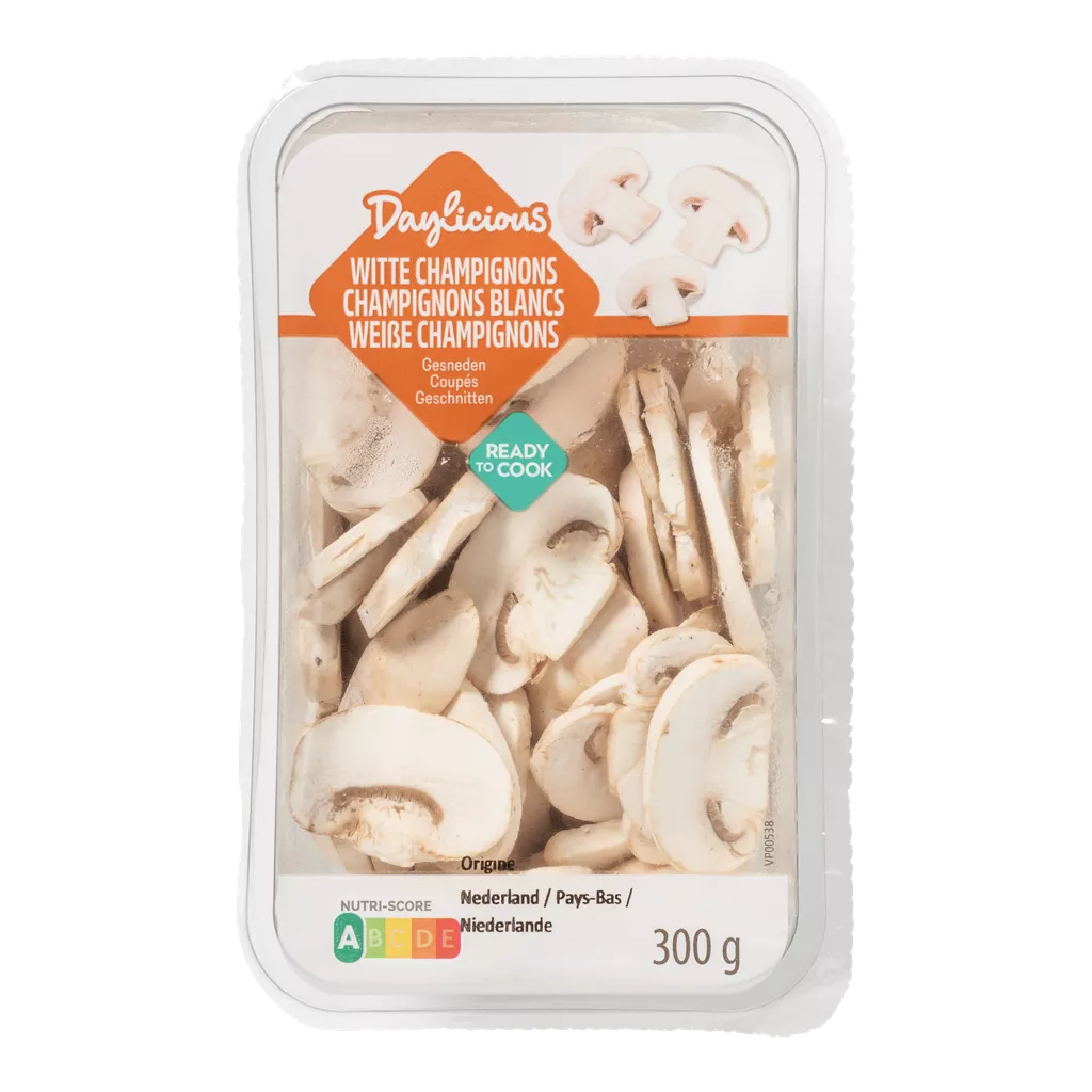 Champignons coupés