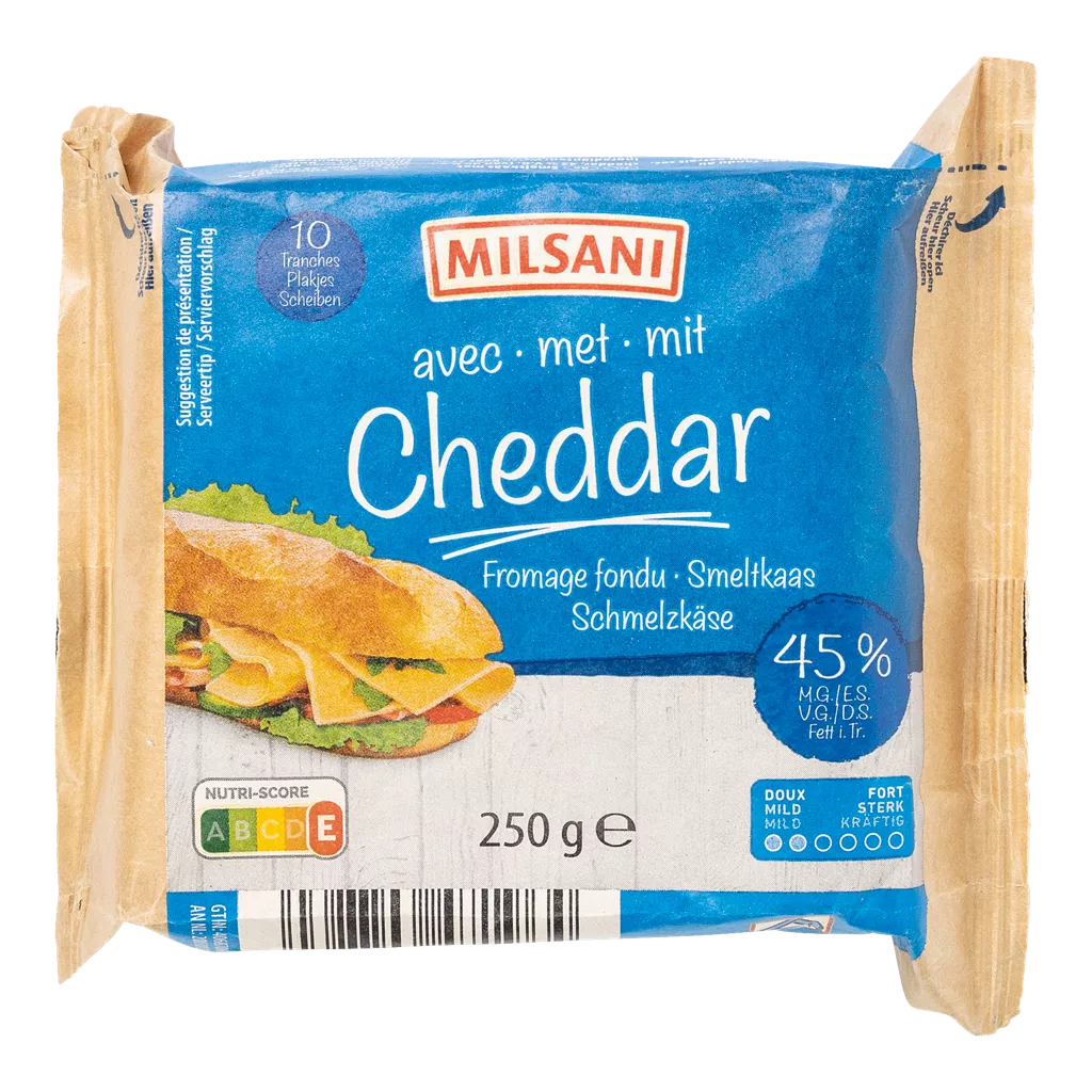 Fromage fondu au cheddar