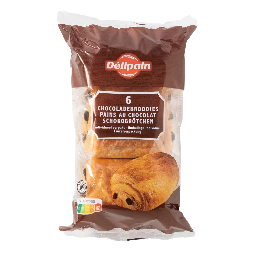Pains au chocolat, 6 pcs