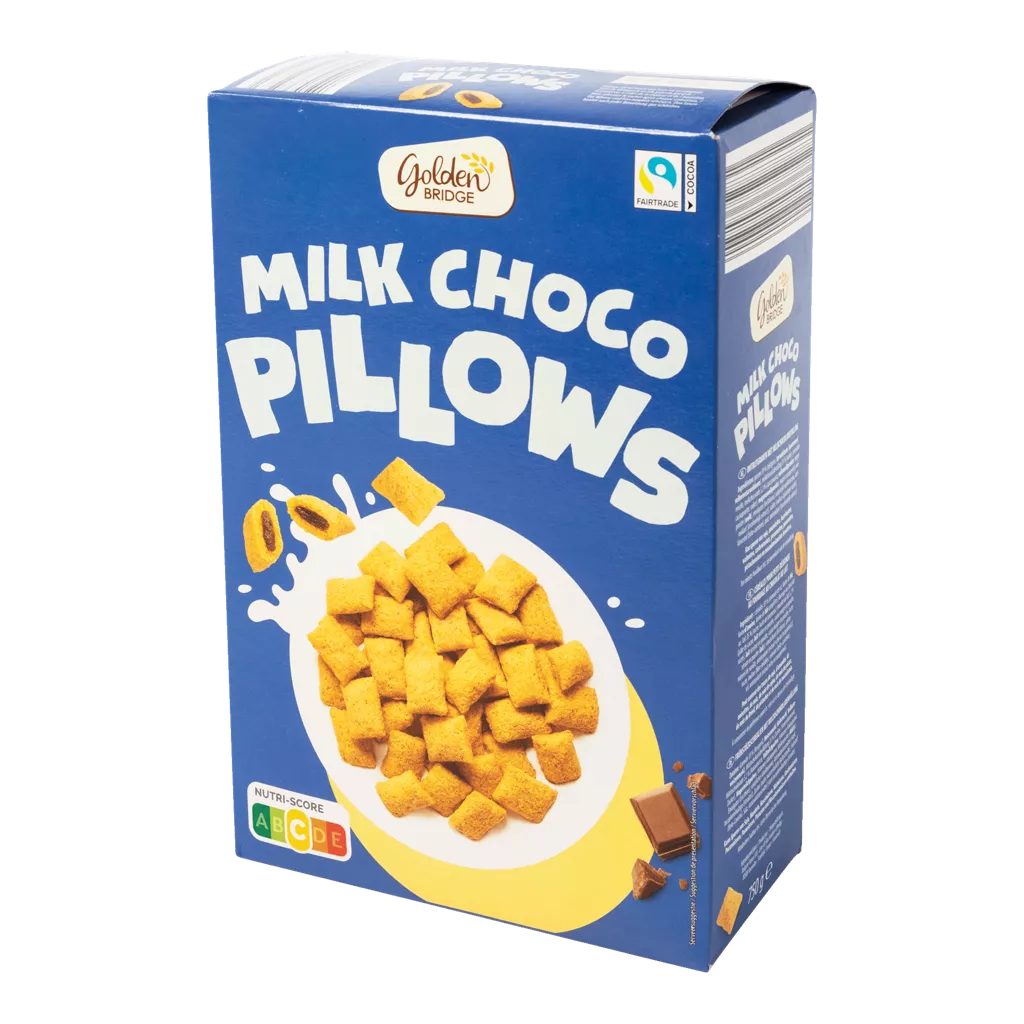 Milk chocolate pillows
