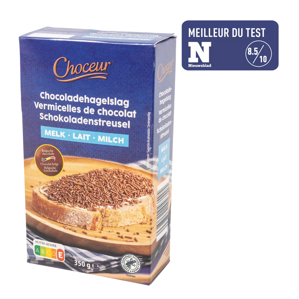 Granulés de chocolat au lait