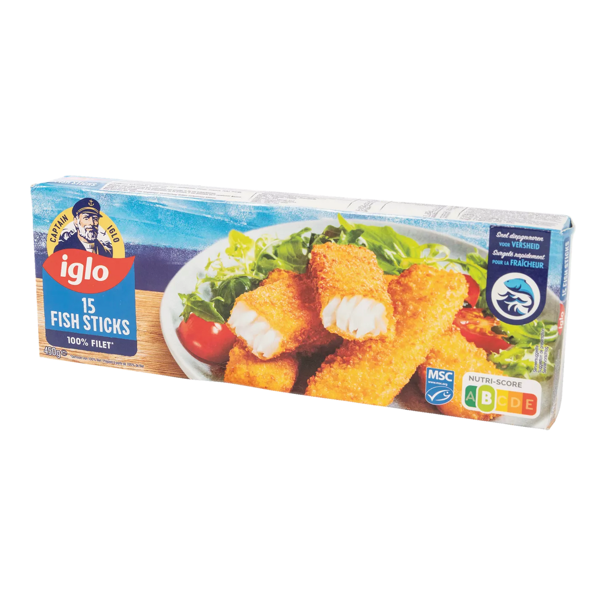 Bâtonnets de poisson, 15 pcs