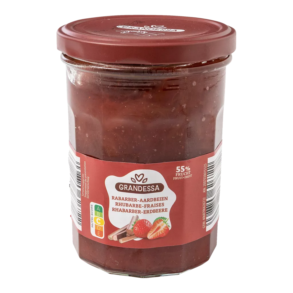 Confiture rhubarbe-fraise