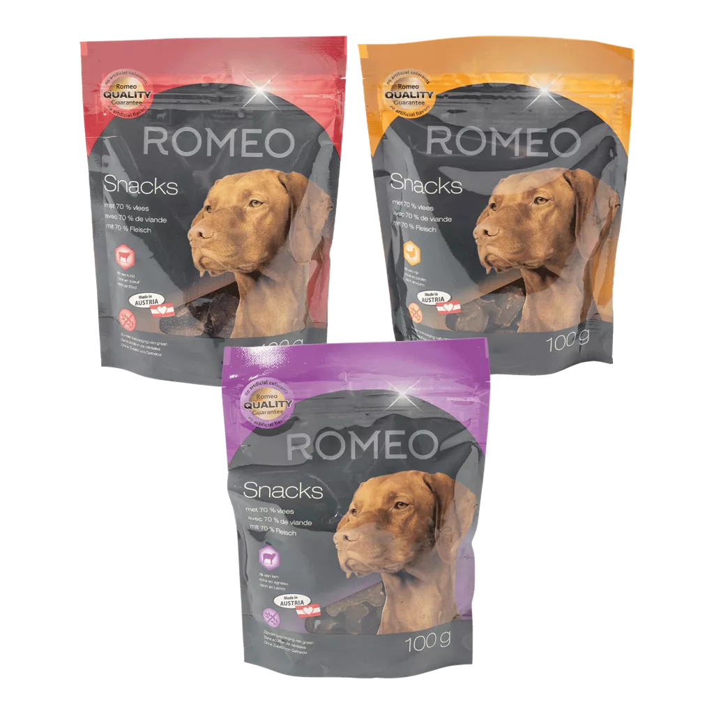 Snacks à la viande pour chiens