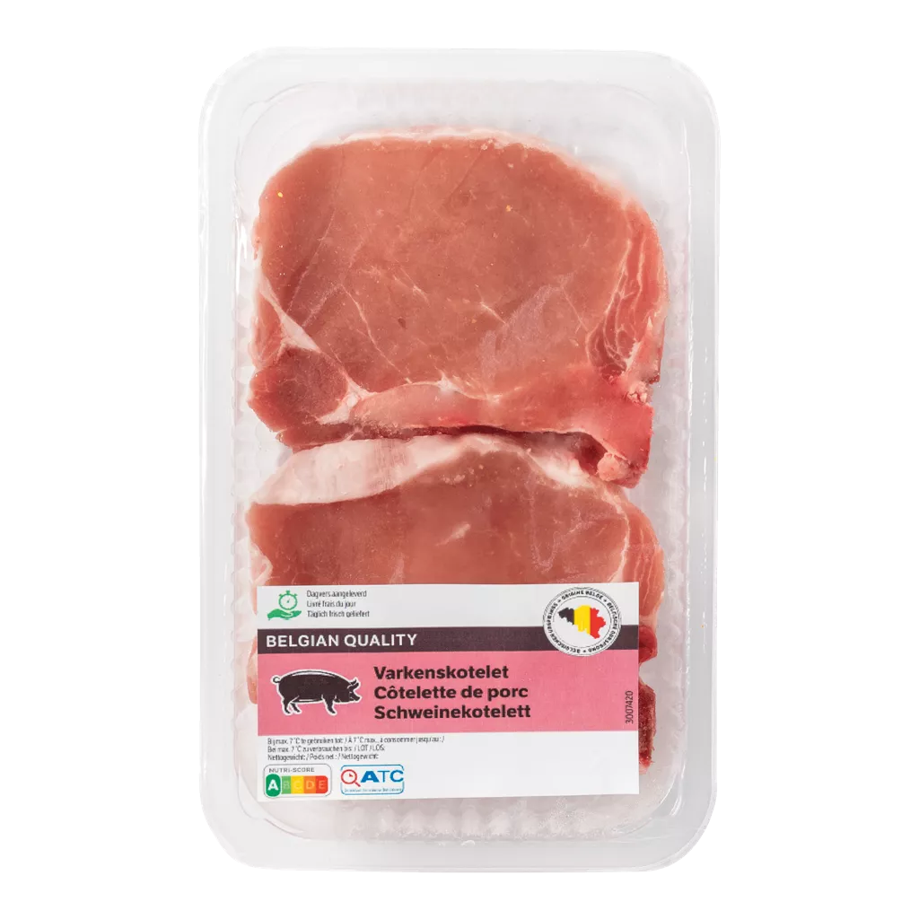 Côtelette de porc, 2 pcs