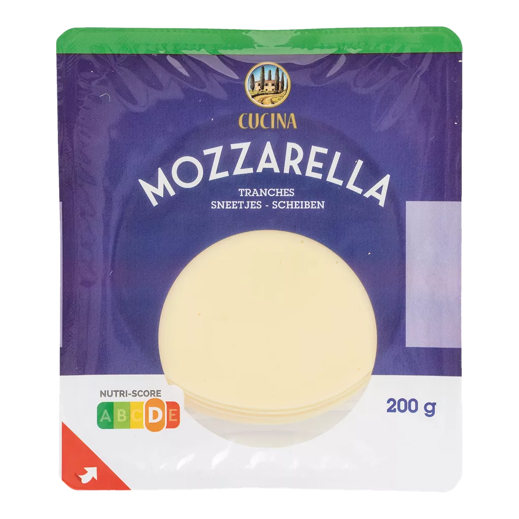 Tranches de mozzarella