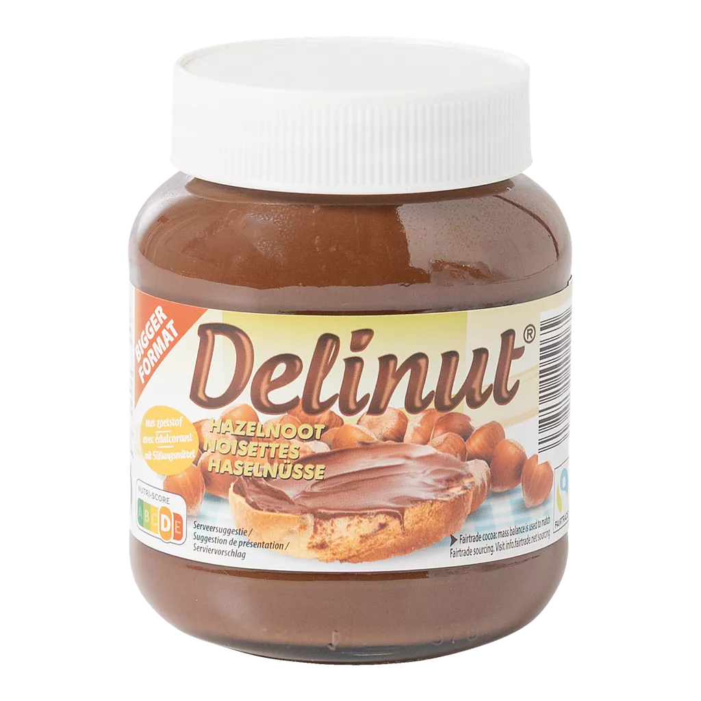 Pâte à tartiner aux noisettes à l'édulcorant