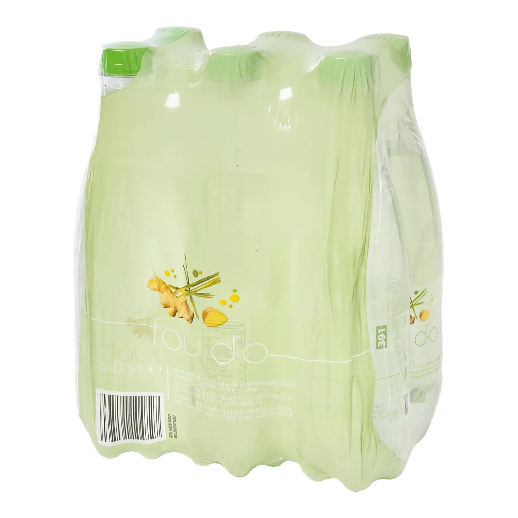 Eau gazeuse au gingembre et à la citronnelle