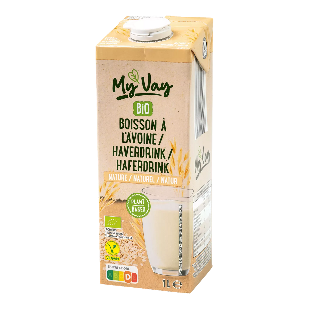 Boisson à l’avoine bio