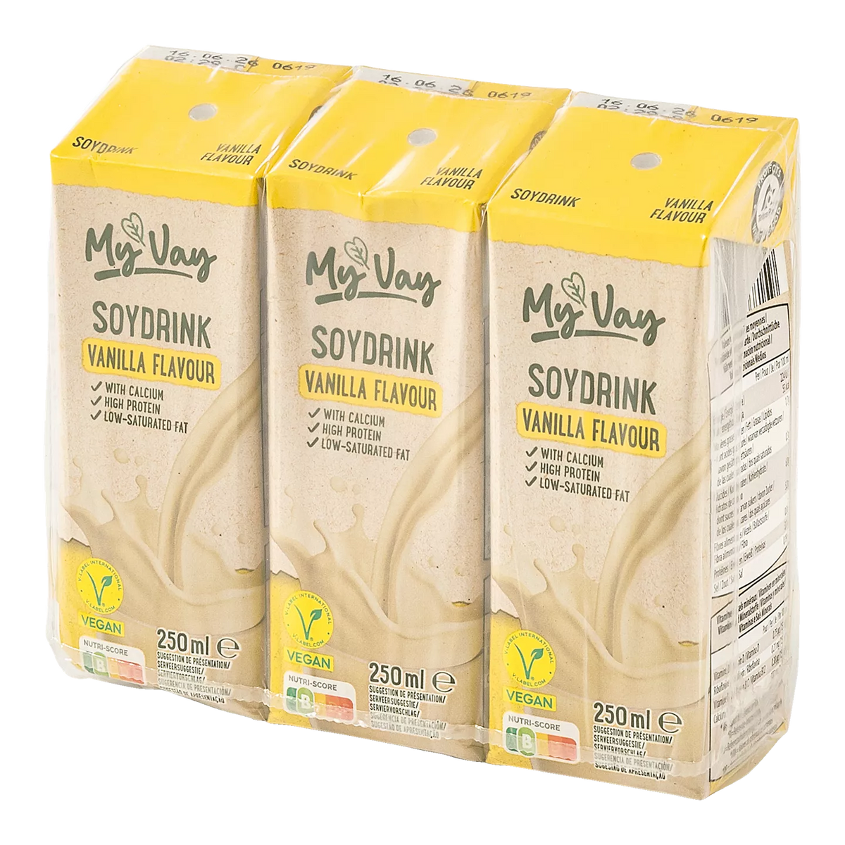 Boisson au soja vanille, 3 pcs