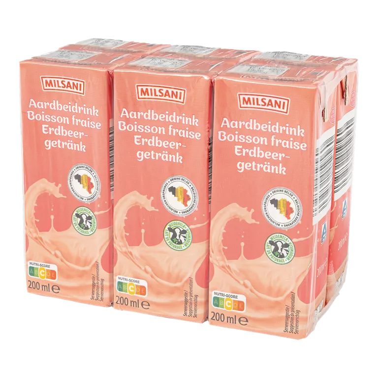 Boisson à la fraise, 6 pcs
