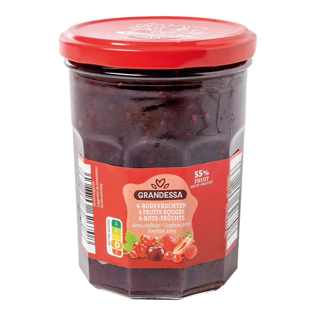 Confiture aux 4 fruits