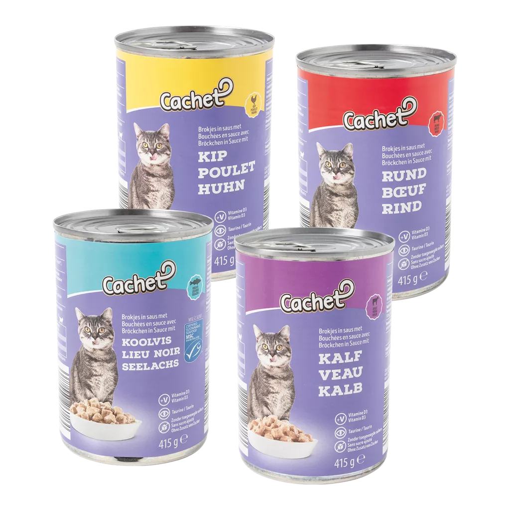 Émincés en sauce pour chats