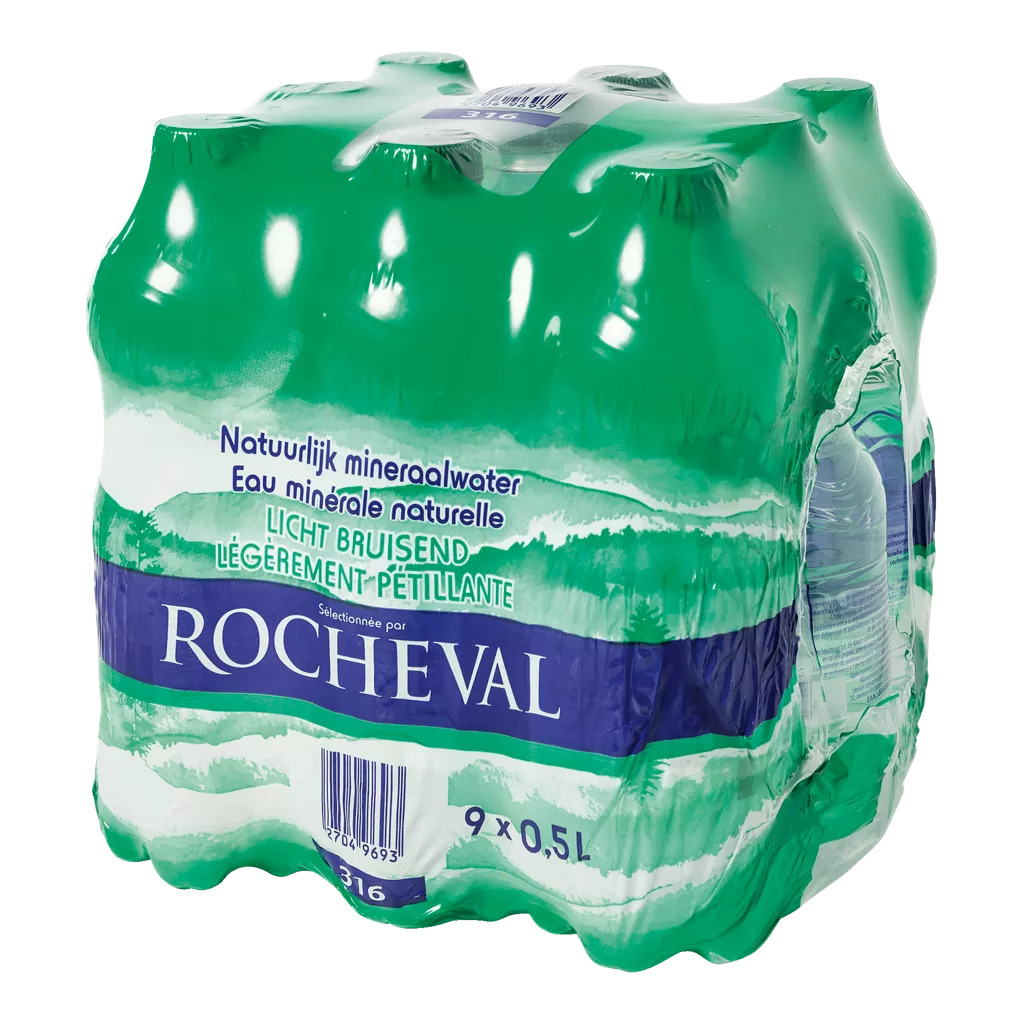 Eau minérale légèrement gazeuse, 9 pcs