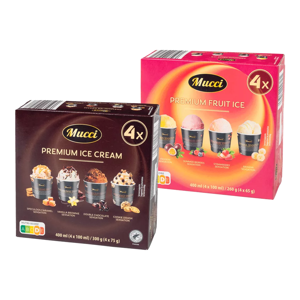 Crème glacée premium, 4 pcs