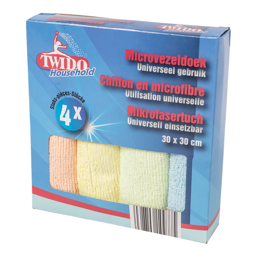 Chiffons de nettoyage, 4 pcs