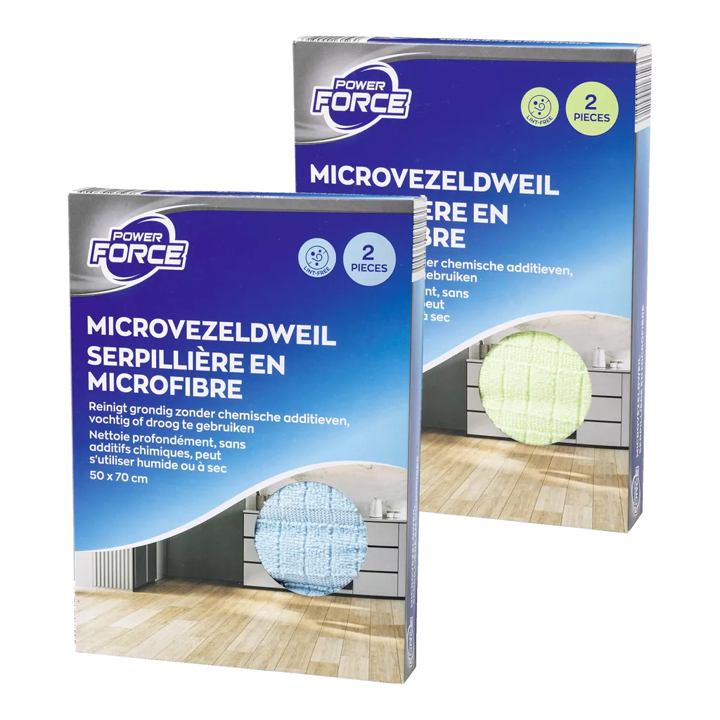 Torchons en microfibre, 2 pcs