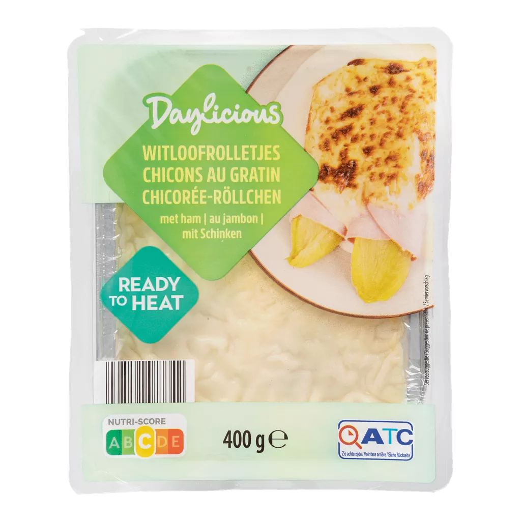 Chicons au gratin avec jambon