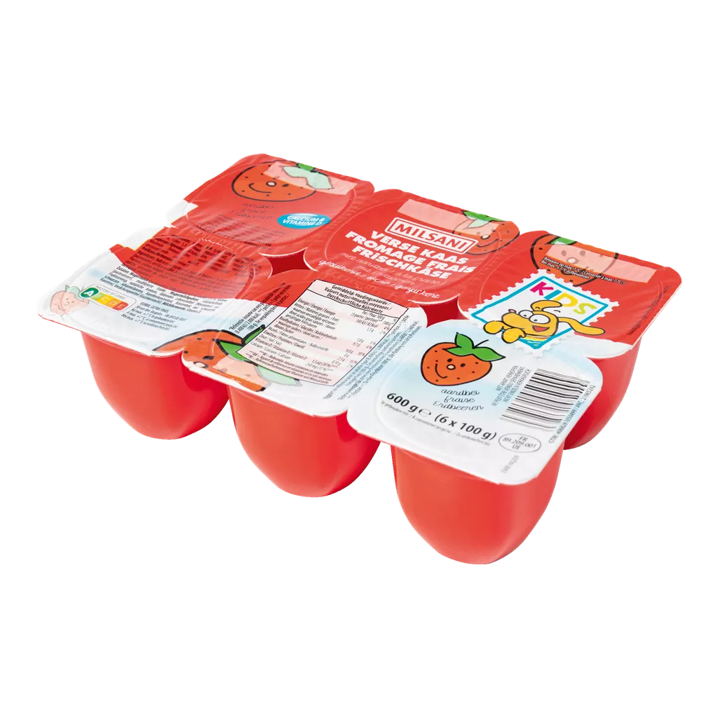 Petits fromages frais aux fruits, 6 pcs
