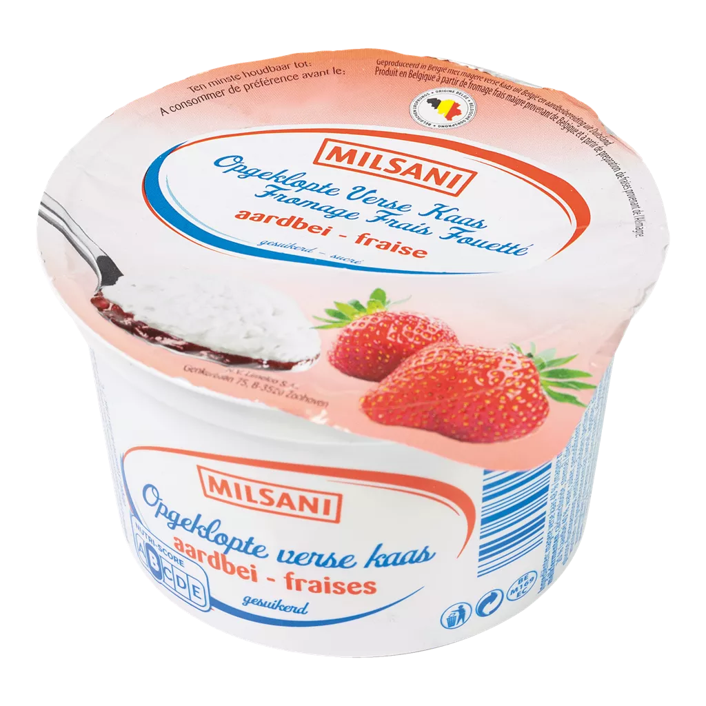 Fromage frais à la fraise