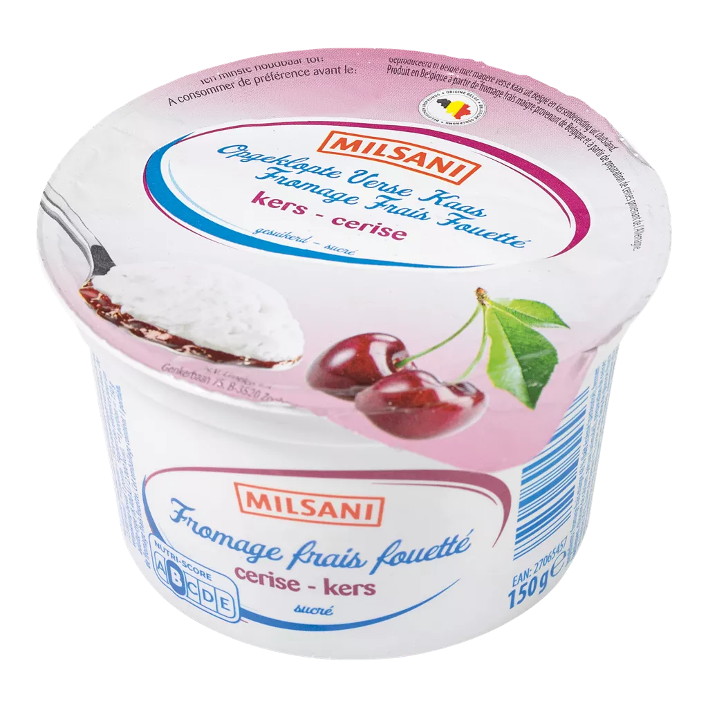 Fromage frais à la cerise