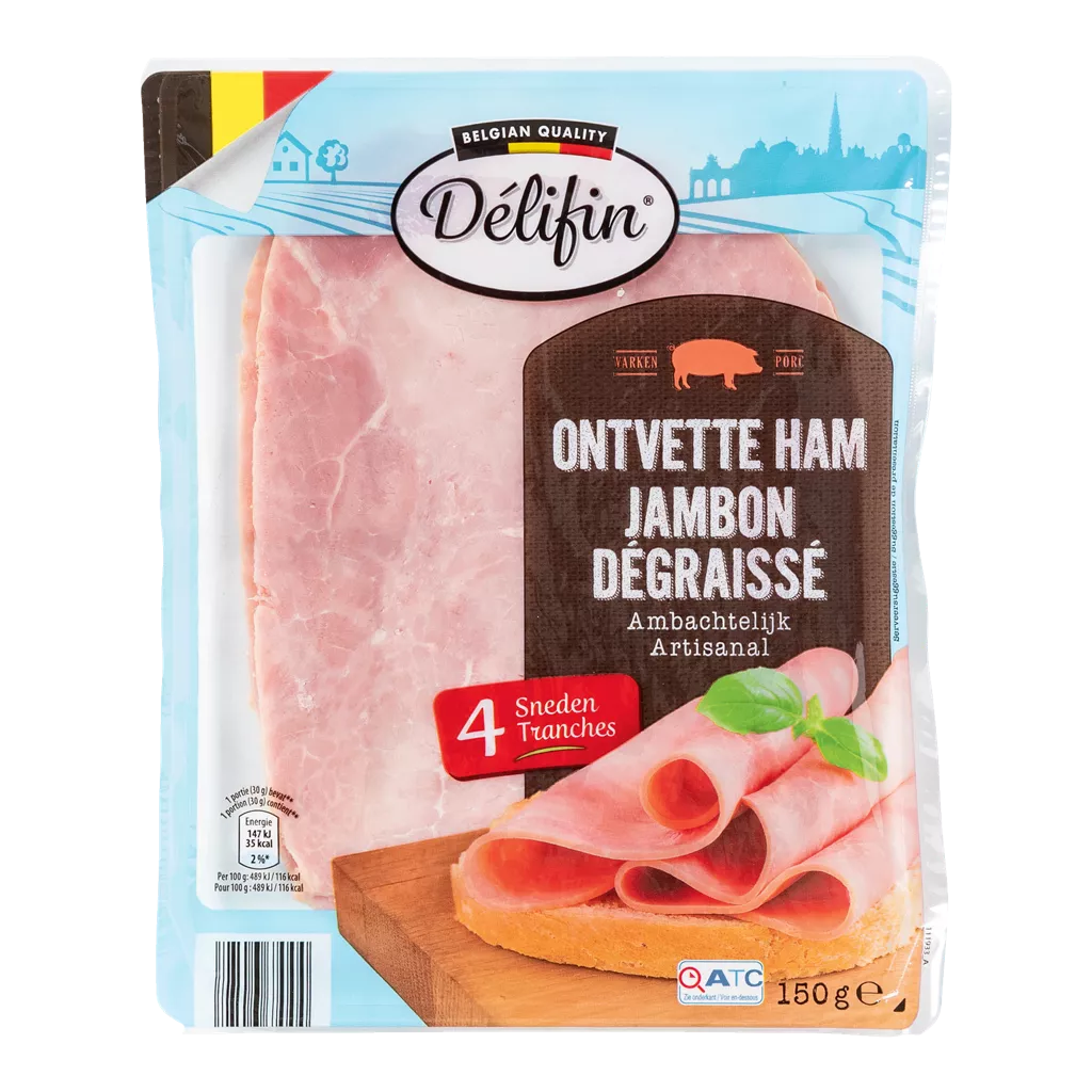 Jambon dégraissé