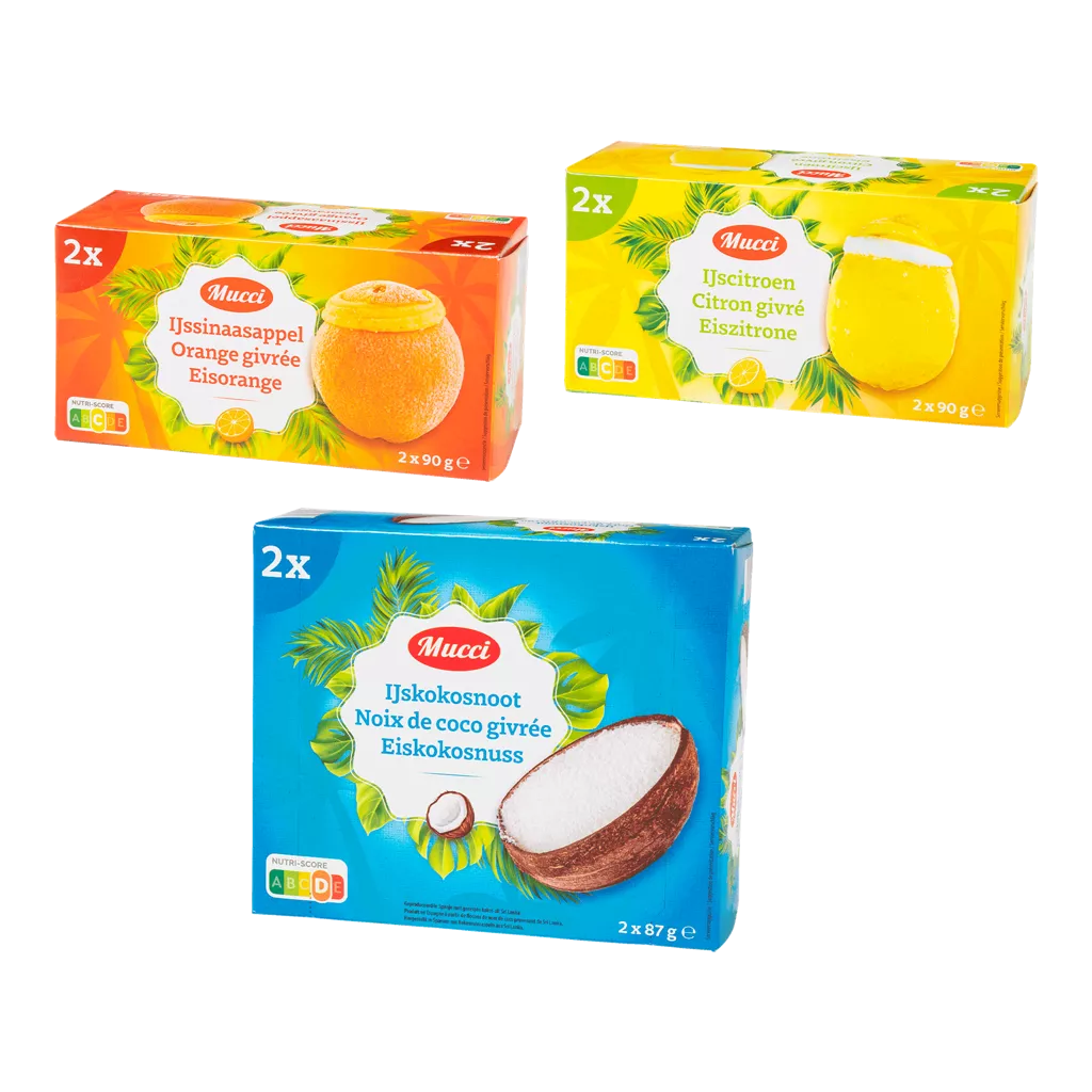 Fruits glacés, 2 pcs